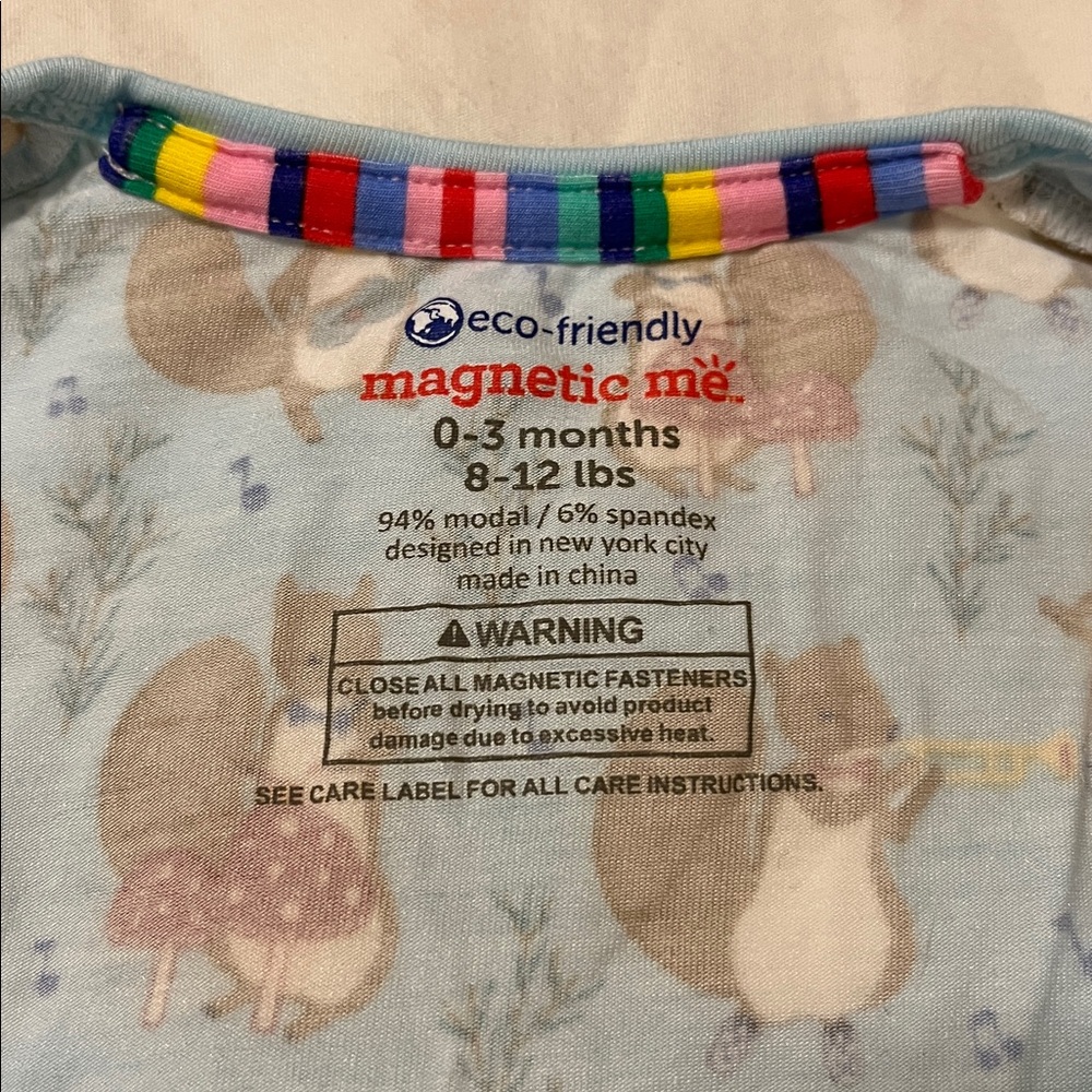 Magnetic Me Baby Footie - Vikings & Squirrel Band - Picture 5 of 5